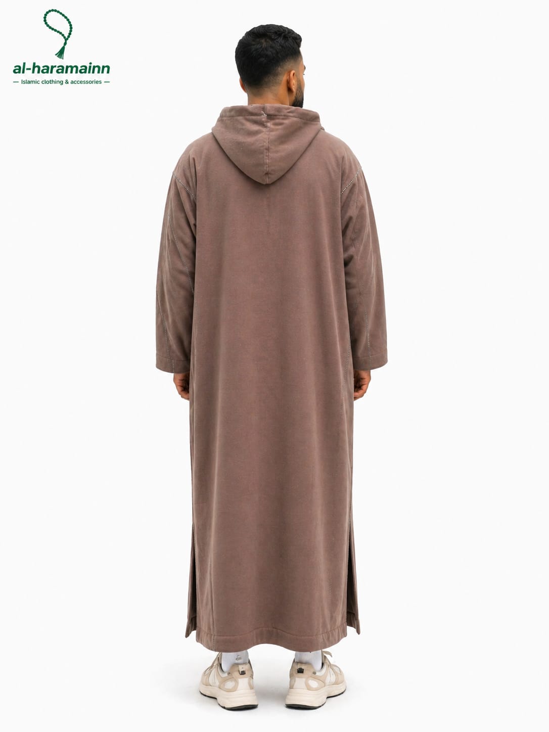 Morrocan Djellaba Premium Wool (Chocolate Brown)