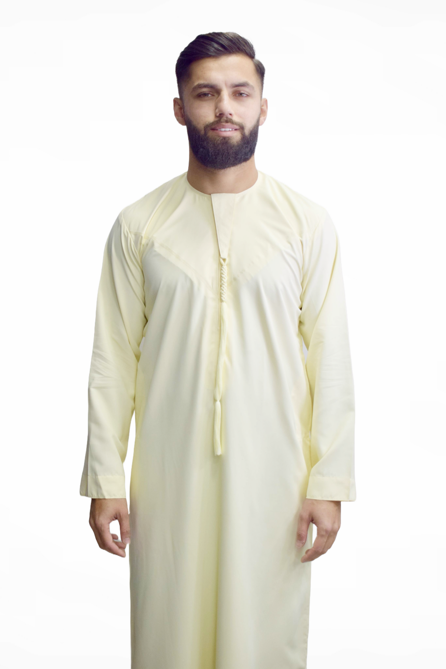 Pastel Yellow Thobe