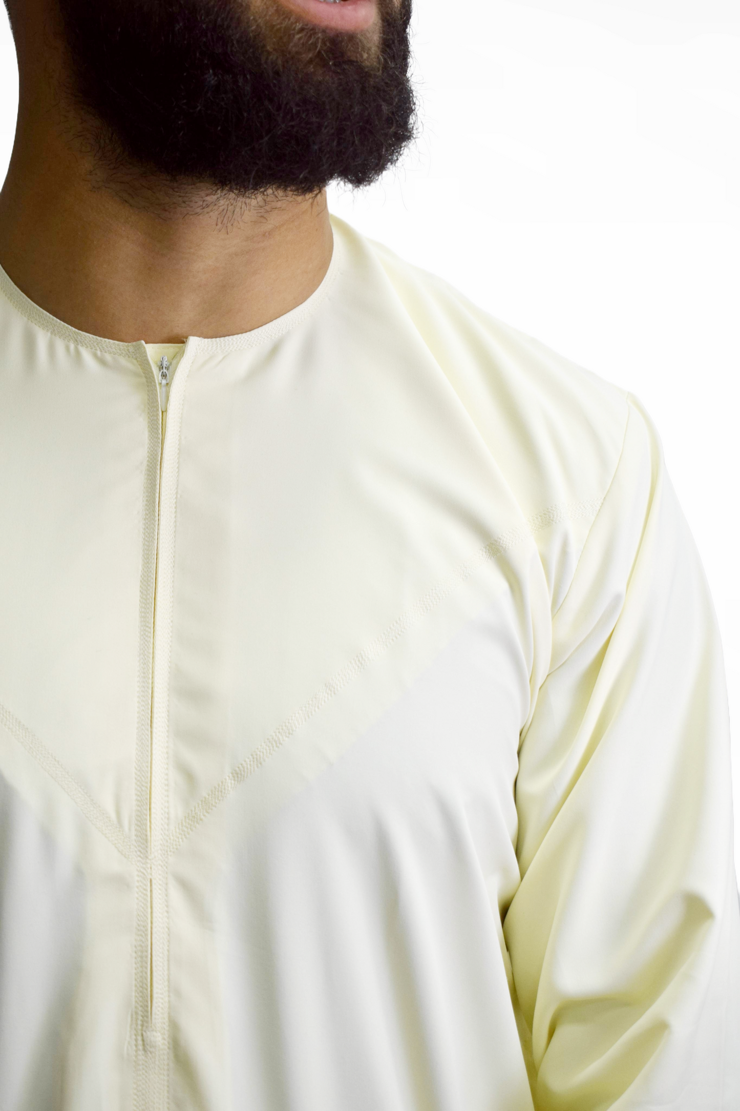 Pastel Yellow Thobe