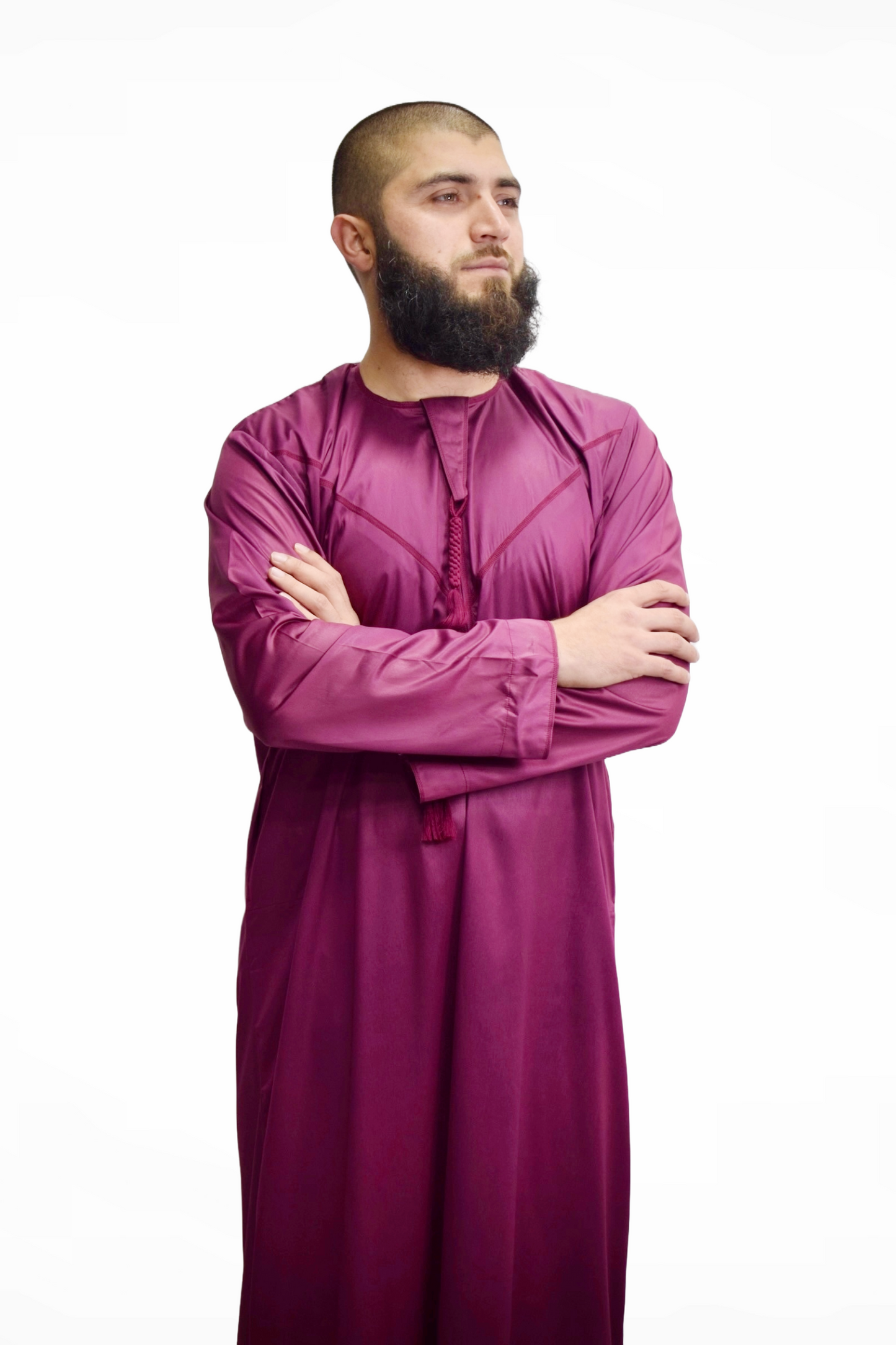 Maroon thobe