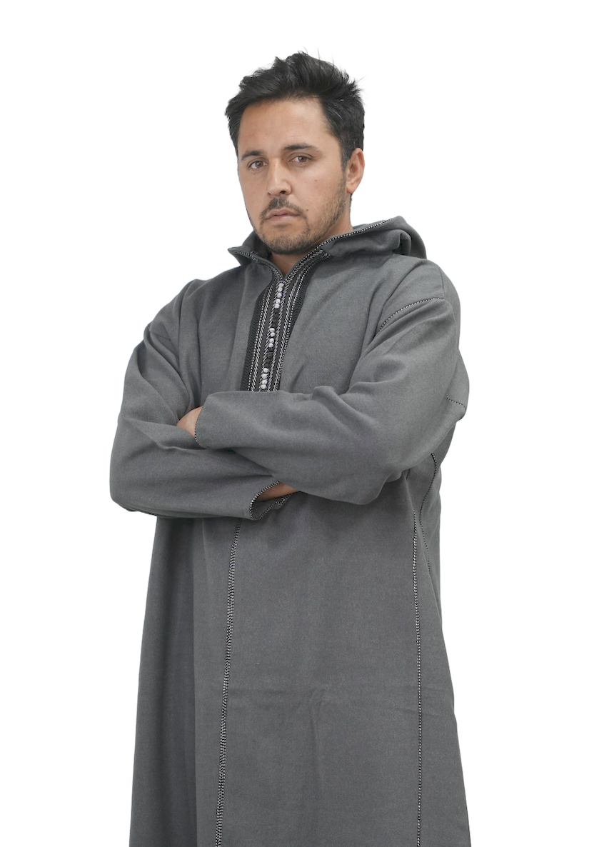 Stone Grey Djellaba