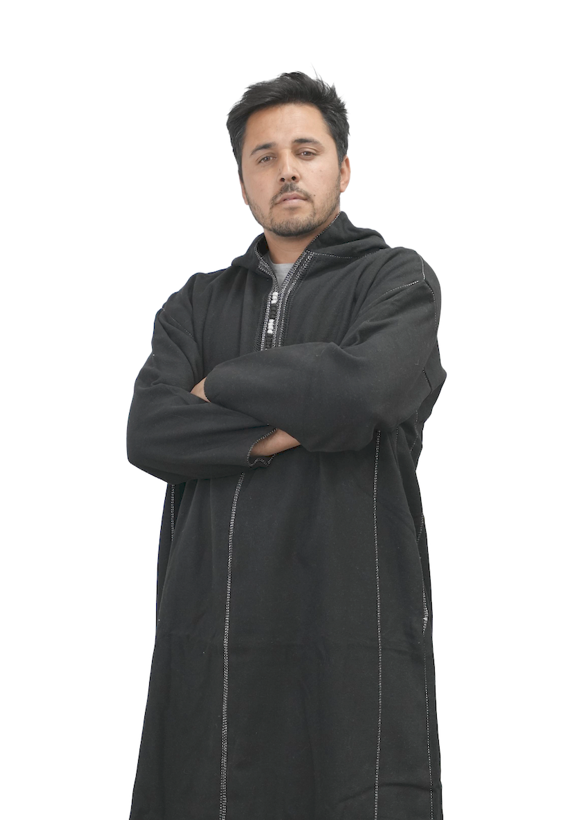 Black Velvet Djellaba