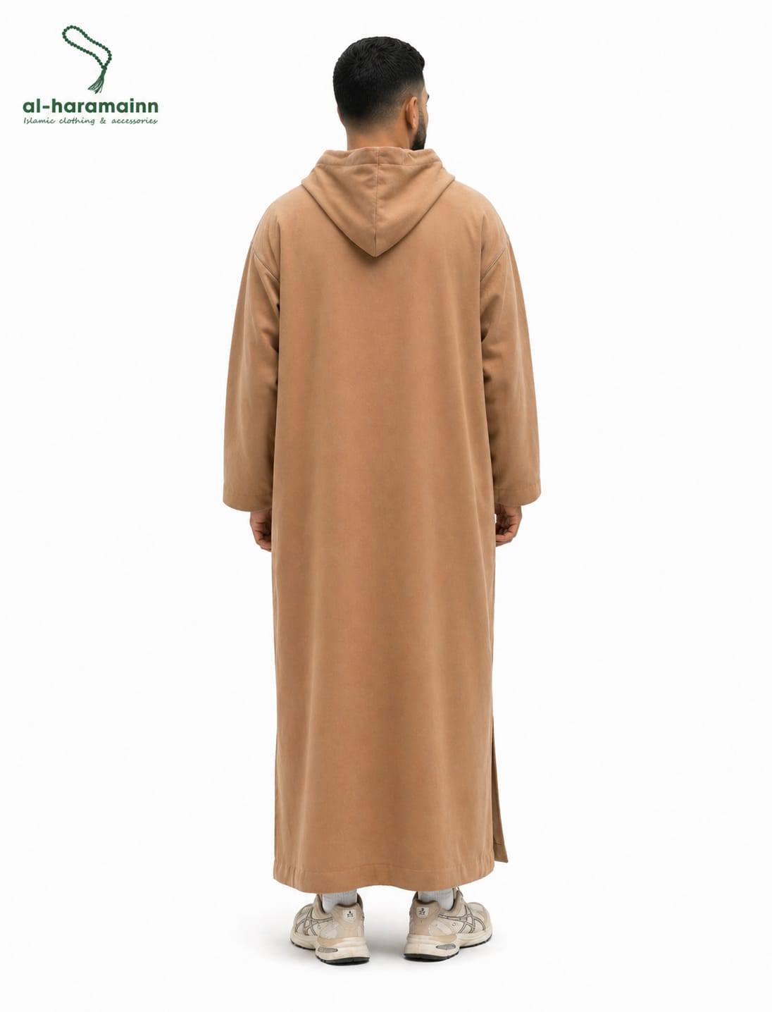 Morrocan Djellaba Premium Wool (Camel Brown)