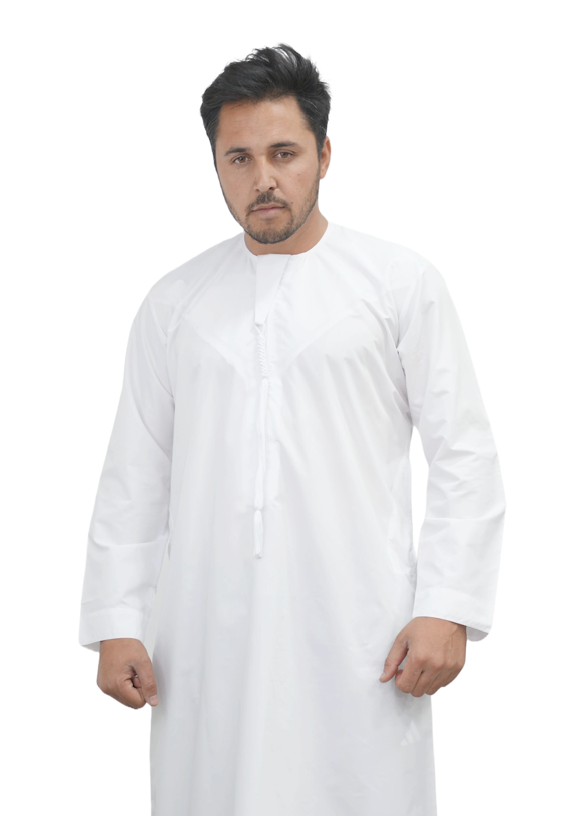 Premium White Thobe