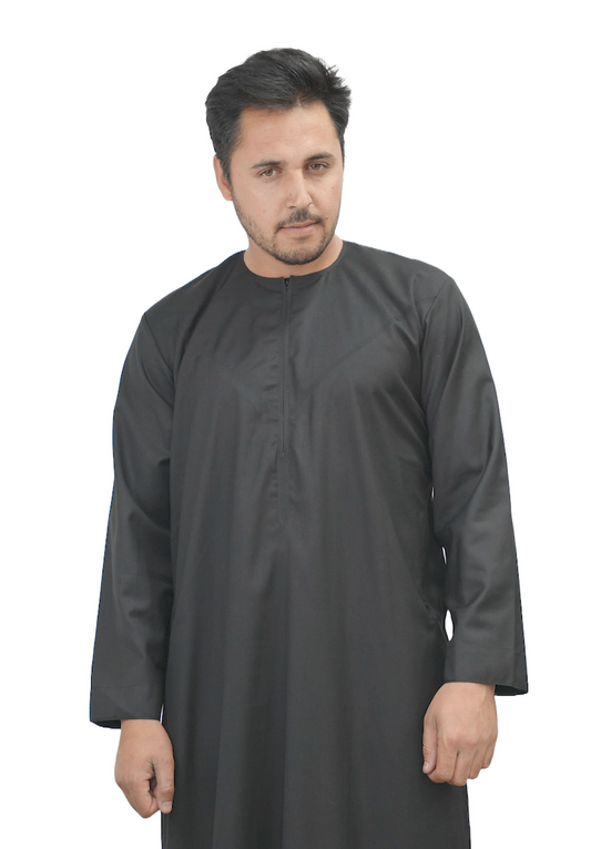 Premium Black Thobe