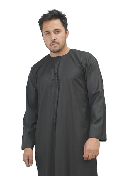 Premium Black Thobe