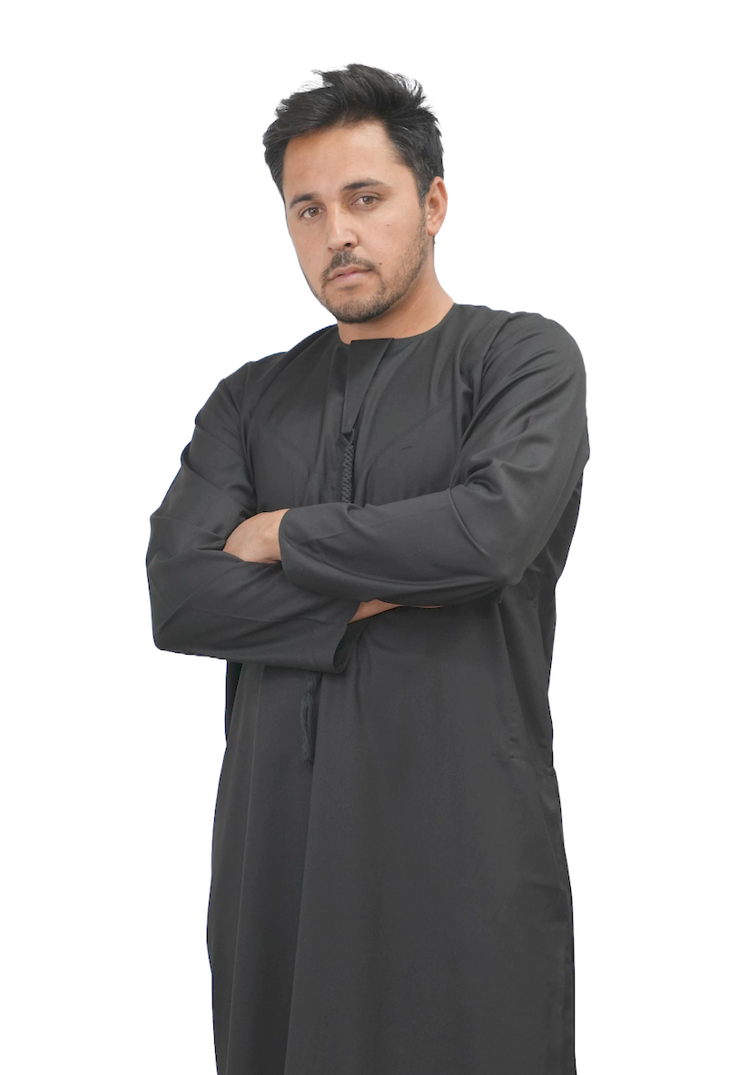 Premium Black Thobe