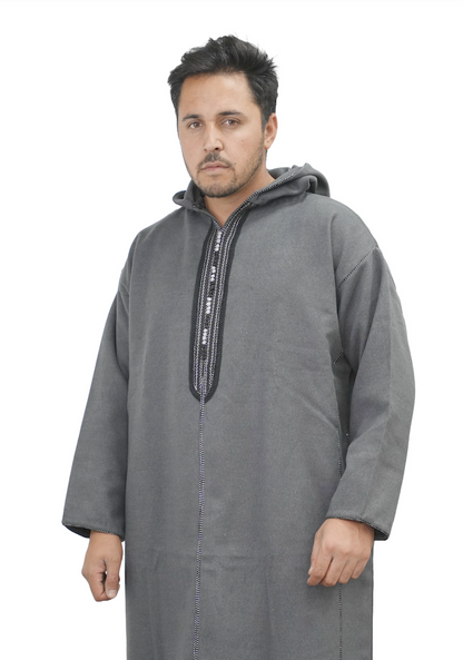 Stone Grey Djellaba
