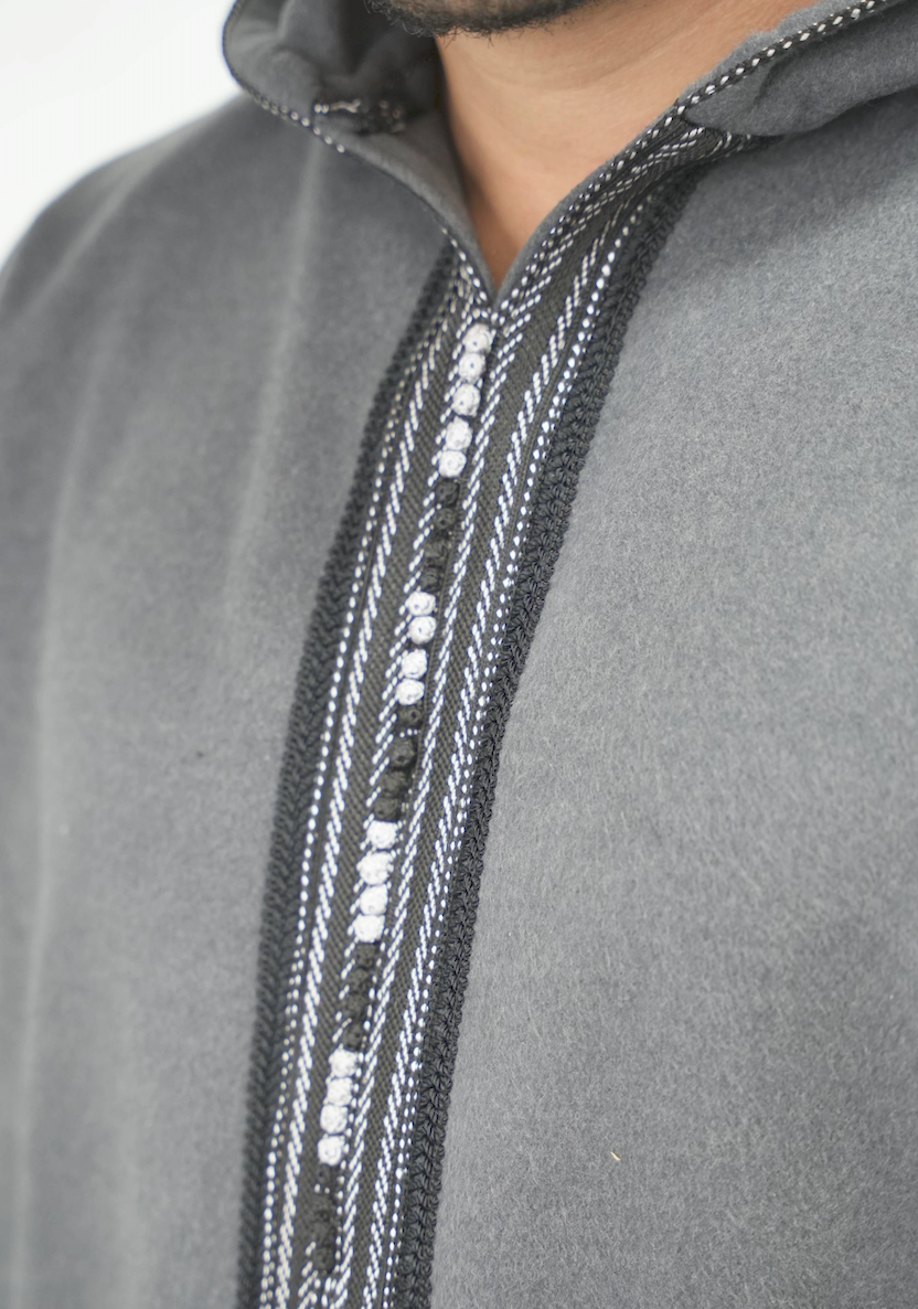 Stone Grey Djellaba