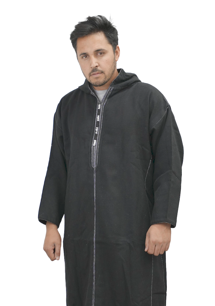 Black Velvet Djellaba