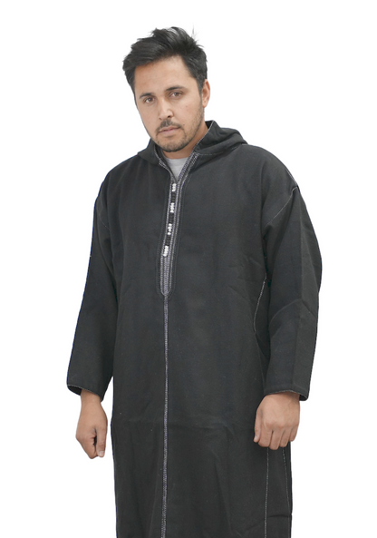 Black Velvet Djellaba