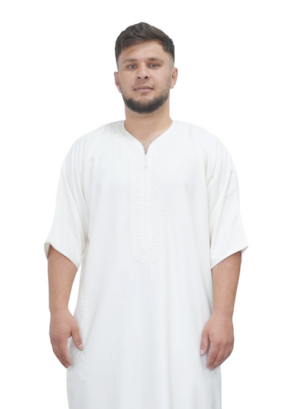 White Silk Thobe