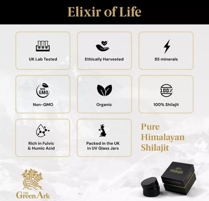 Shilajit Pure Himalayan (DEFEAT FATIGUE, STRESS, POOR IMMUNITY) 20g
