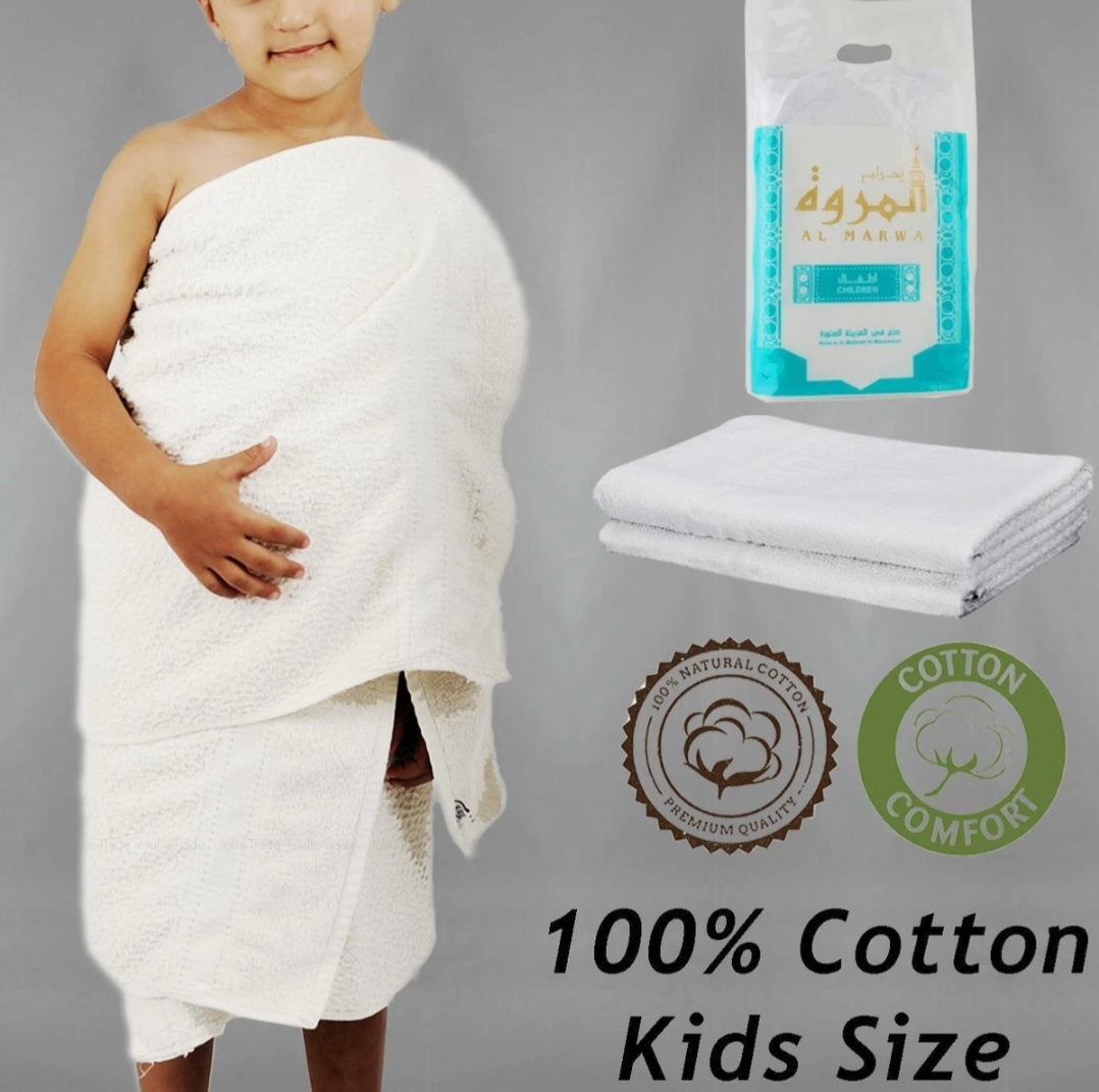 Kids Cotton Ihram (Ready made)