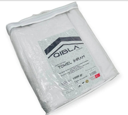 Mens Towel Ihram / Ehram - Hajj and Umrah 2 piece (100% Cotton) 1000 grams