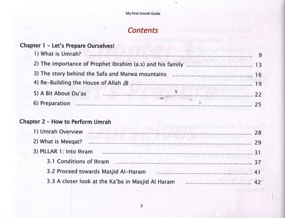 My First Guide To Umrah