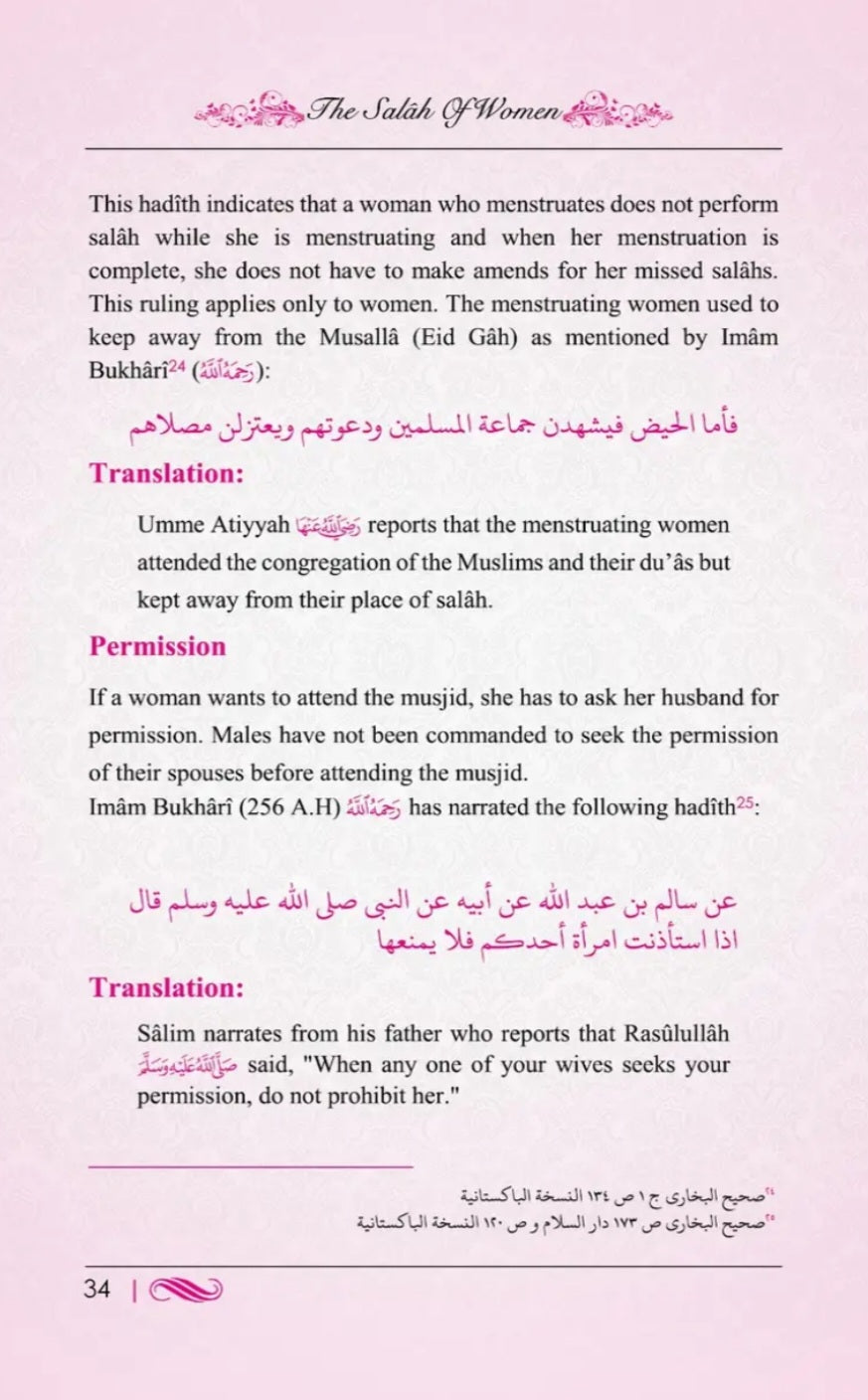 The Salah Of Women