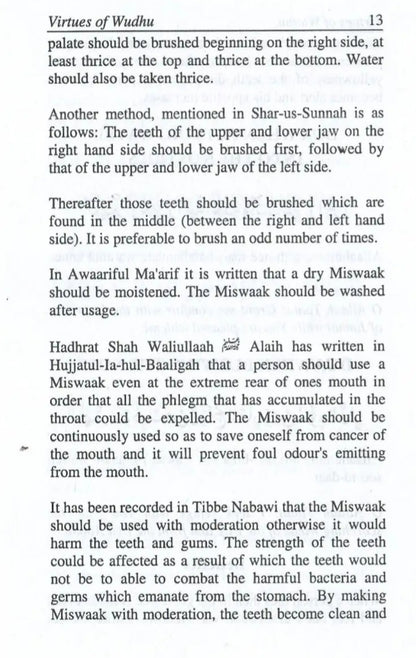 Virtues Of Wudhu
