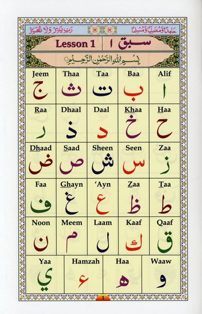 Ahsan Al-Qawa'id Qaida / Qaidah