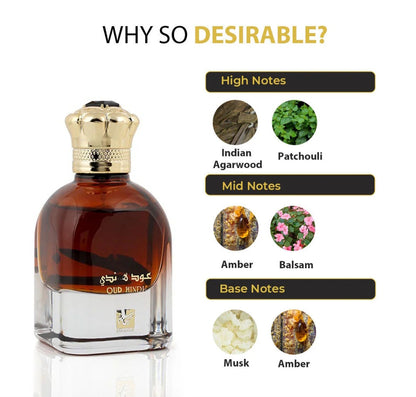 Oud Hindi Perfume By Nusuk