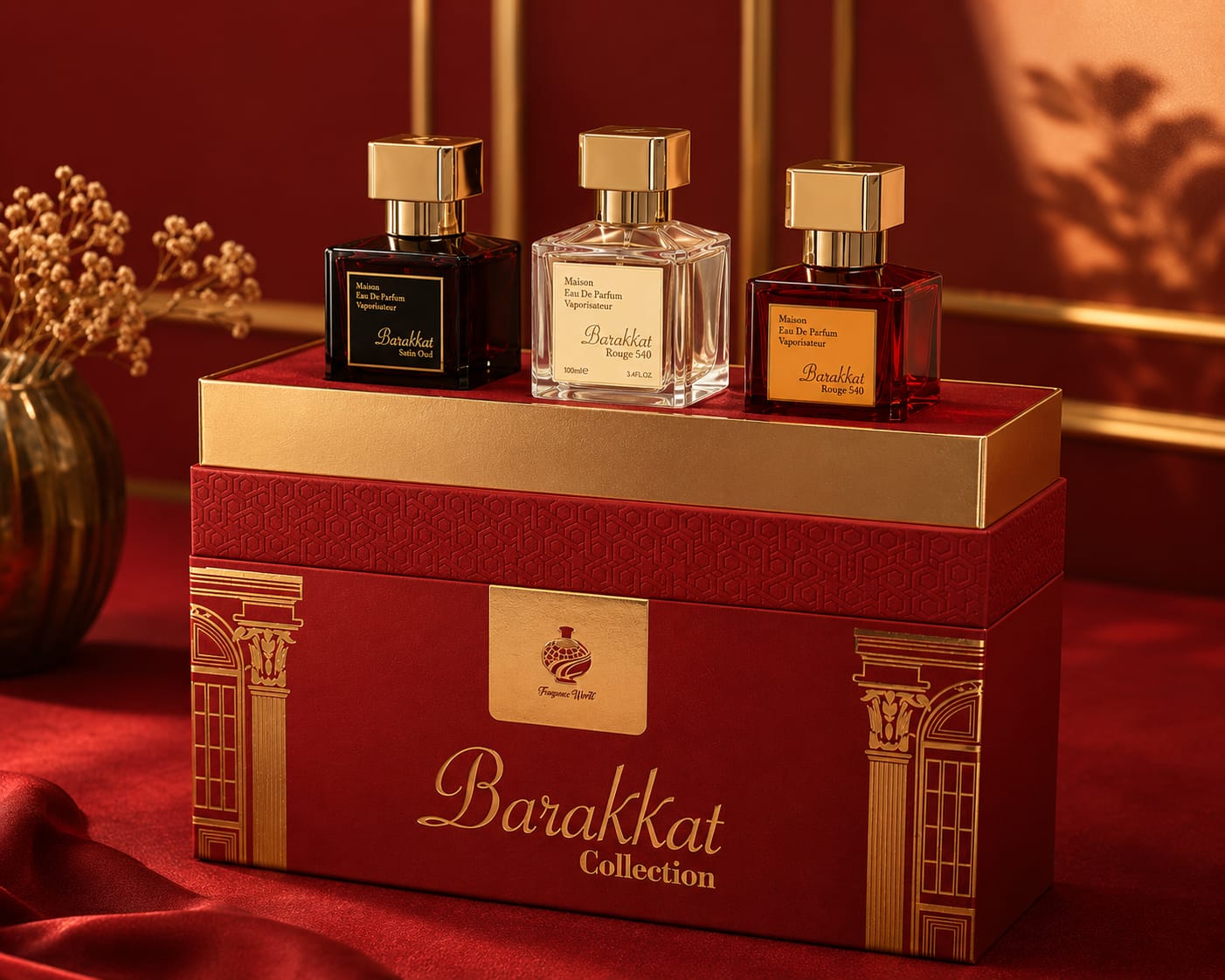 Barakkat Luxury Gift Set | 3 Fragrances × 50ml Each | Total Volume: 150ml