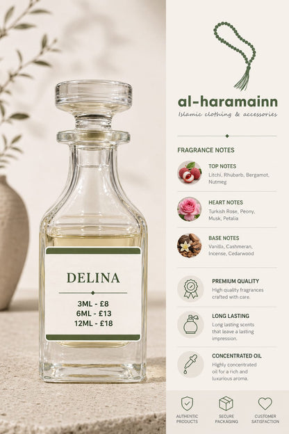 DELINA Premium Attar Collection | 3ML | 6ML | 12ML