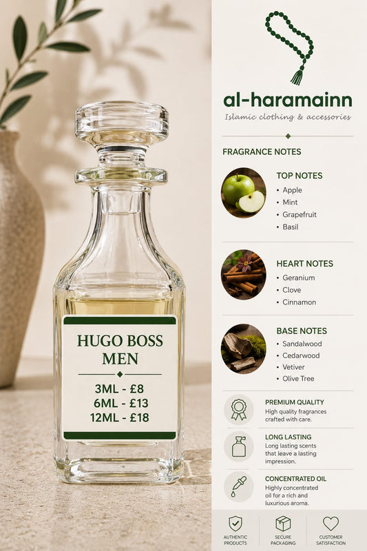 HUGO BOSS MEN Premium Attar Collection | 3ML | 6ML | 12ML