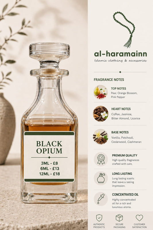 BLACK OPIUM Premium Attar Collection | 3ML | 6ML | 12ML