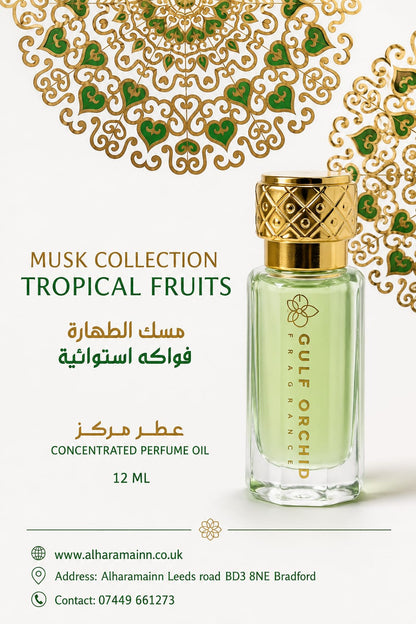 Musk Tahara Tropical Fruits Perfume Oil 12ml By Gulf Orchid
