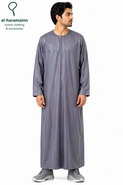 Charcoal Grey Thobe / Jubbah