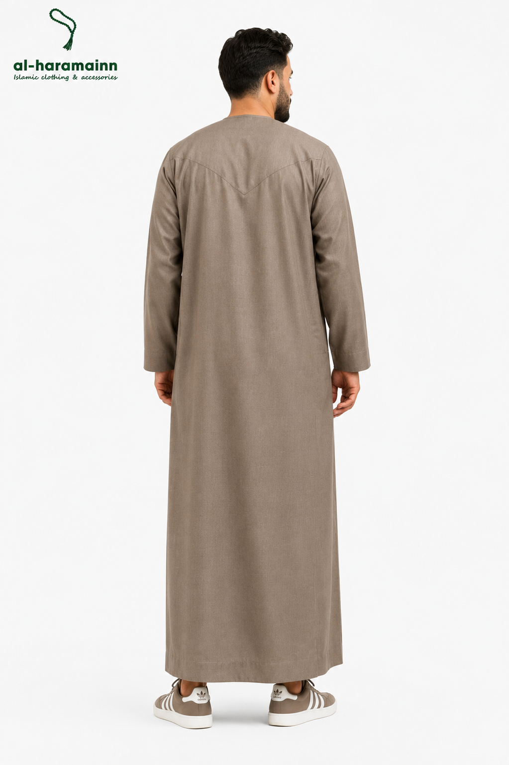 Stone Taupe Thobe / Jubbah