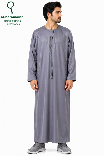 Charcoal Grey Thobe / Jubbah